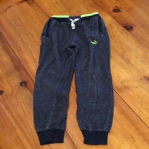 Boys Puma joggers. Medium 10-12. Blue.